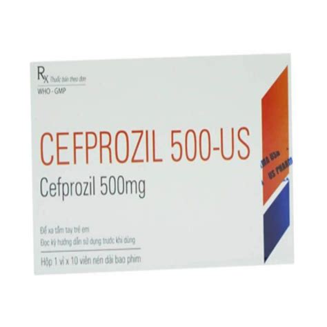 Cefprozil 500_Us(Cefprozil 500Mg) Công Dụng, Liều Dùng, Tác Dụng Phụ - Còn Hàng