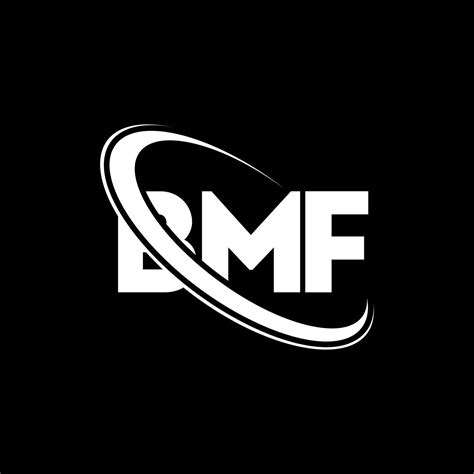 BMF logo. BMF letter. BMF letter logo design. Initials BMF logo linked with circle and uppercase ...