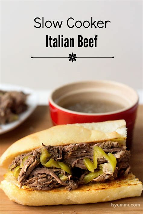 Slow Cooker Italian Beef ⋆ Its Yummi