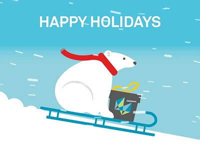 Happy Holidays Animation by Jared Tapp on Dribbble