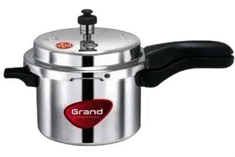 Silver Grand 5L Aluminum Pressure Cooker, For Home, Size: 32x20x16 cm at Rs 625 in Ahmedabad