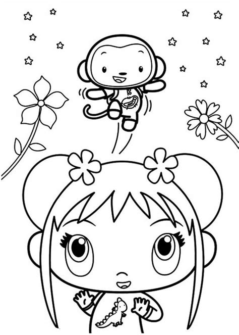 Hoho Catching Kai Lan in Ni Hao Kai Lan Coloring Page - NetArt | Kai lan, Tinkerbell coloring ...