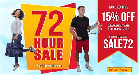 Tennis Express 72 Hour Sale - TENNIS EXPRESS BLOG