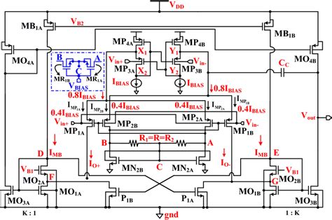 Schematic of the proposed composite super class-AB OTA | Download Scientific Diagram