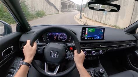 2022 Honda Civic Sport Touring Manual Hatchback - POV Test Drive ...