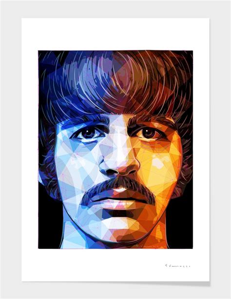 «ringo starr» Art Print by enrico varrasso | Curioos