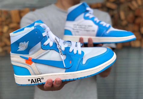 【スニダンで購入可】OFF-WHITE × NIKE AIR JORDAN 1 UNC WHITE/DARK POEDER BLUE | スニーカーダンク