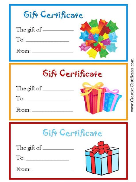 Free Printable Christmas Gift Certificate | New Calendar Template Site