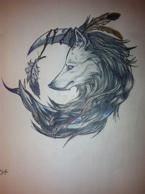 Wolf in moon by theblackcomet on DeviantArt