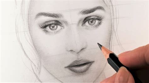 SKETCHBOOK Practice - Drawing a Female Face from Reference - Daenerys - YouTube