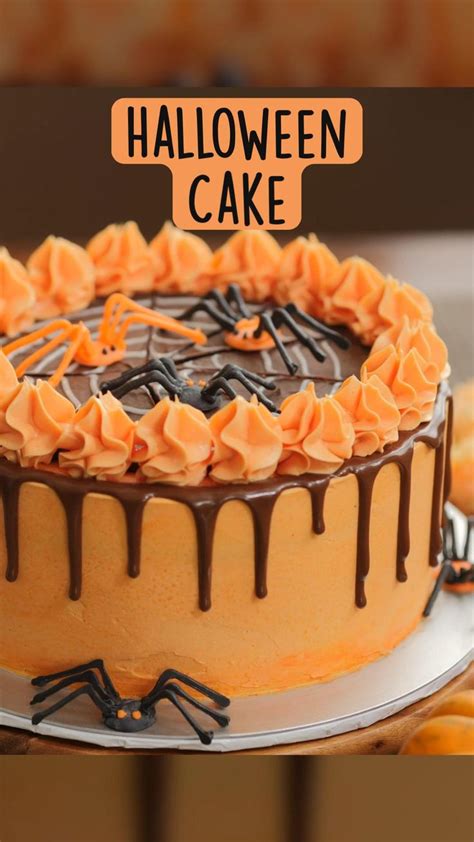 Halloween Spider Cake | Halloween cakes, Cake, Fall baking