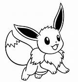 Eevee Coloring Pages sketch template