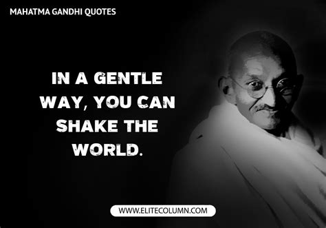 12 Mahatma Gandhi Quotes To Inspire You To Do More | EliteColumn