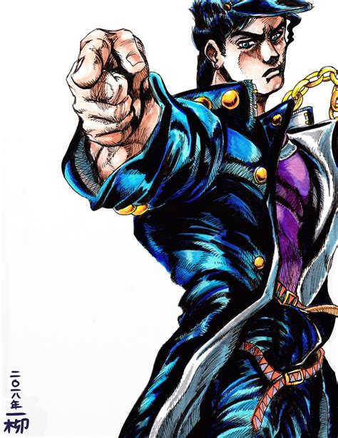 [Fanart] Jotaro Manga Color Palette : r/StardustCrusaders