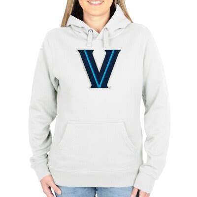 Villanova Wildcats Ladies Gameday Mascot Pullover Hoodie - White