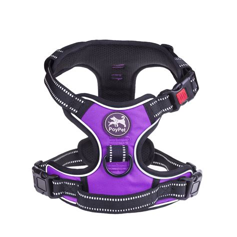 PoyPet 2018 No Pull Dog Harness,No Choke Front Lead Dog Reflective ...