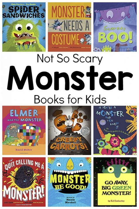 Not So Scary Monster Books for Kids - Preschool Inspirations