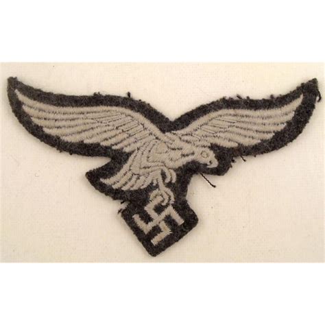 WWII Nazi Luftwaffe Eagle & Swastika Patch Original