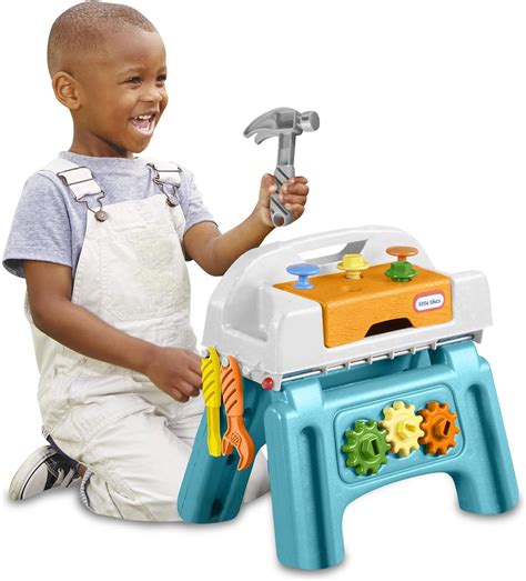 Amazon.com: Little Tikes Play@Home First Tool Bench Pretend Workbench for Kids: Toys & Games