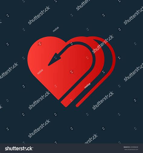 Red Heart Logo Creative Heart Design Stock Vector (Royalty Free ...