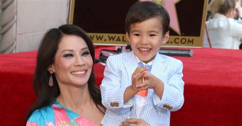 Rockwell Lloyd Liu Joins Mom Lucy Liu at Hollywood Walk Of Fame Ceremony