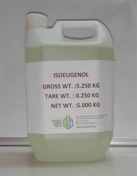 5 Litre Isoeugenol at Rs 2300/kg | Eugenic Acid in Valsad | ID: 23477941697