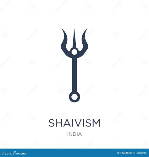 Shaivism Vector Icon On White Background. Flat Vector Shaivism Icon Symbol Sign From Modern ...