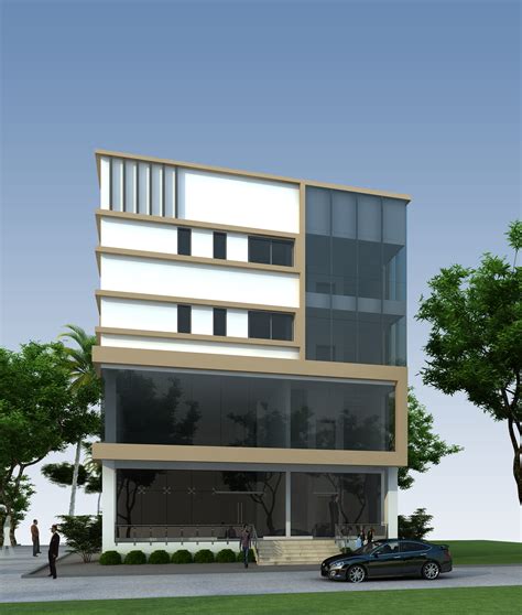 Commercial building 3D model 3D printable | CGTrader