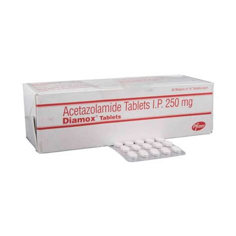 Diamox 250mg Tablets at Rs 30/box | Acetazolamide Tablet in Nagpur | ID: 2851851602688