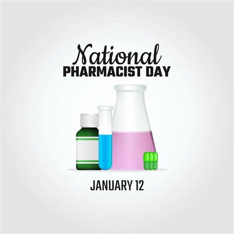 vector graphic of national pharmacist day good for national pharmacist day celebration. flat ...