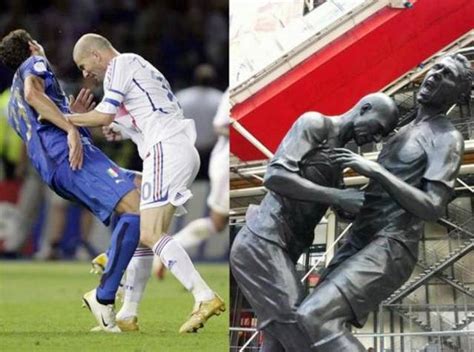 Zidane Headbutt Statue Erected Outside Paris museum - 3D HD Wallpapers