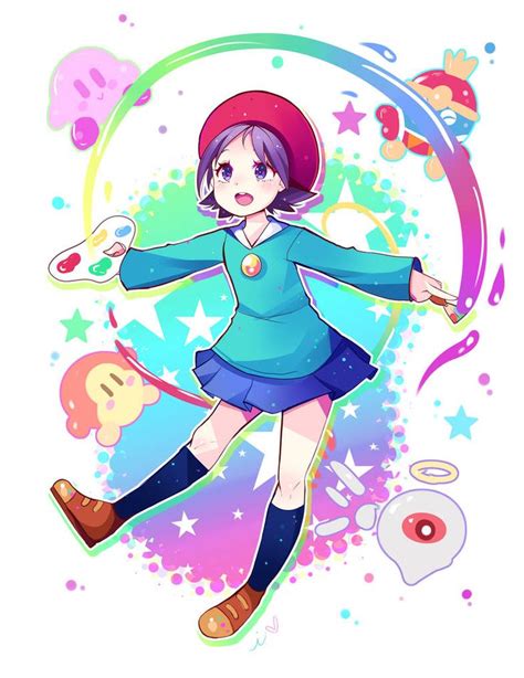 Adeleine.. again by Ipun on DeviantArt | Kirby character, Kirby art, Kirby