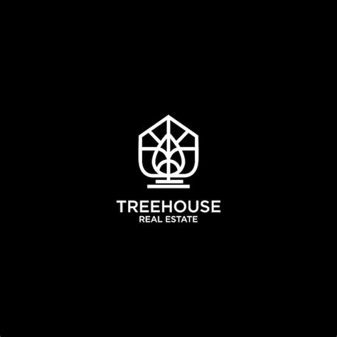 Premium Vector | Logo treehouse design art template