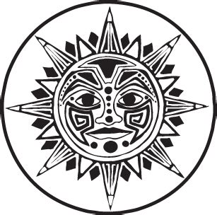 Aztec Sun | JediGems - ClipArt Best | Sun tattoo designs, Aztec art, Inca tattoo