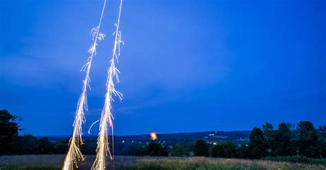 Photo of Fireworks in the Countryside · Free Stock Photo