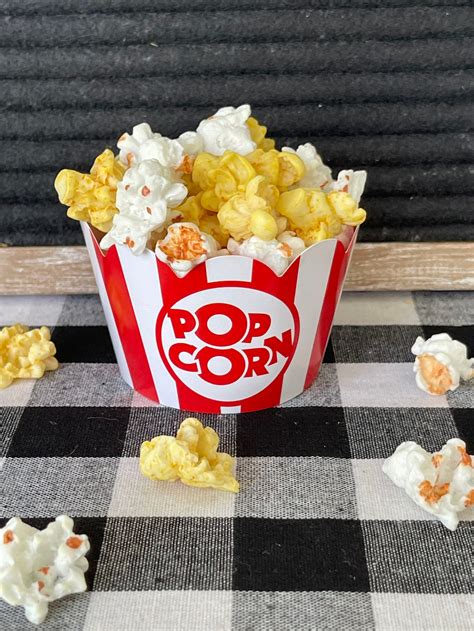 Fake popcorn realistic popcorn movie room prop resin | Etsy