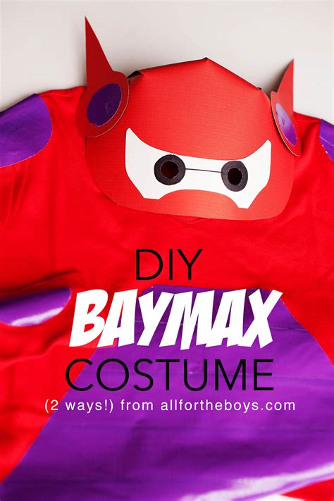 DIY Baymax Costume (from Big Hero 6) — All for the Boys