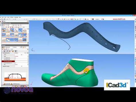 Software ICAD 3D+ para diseño de calzado y patronaje - YouTube