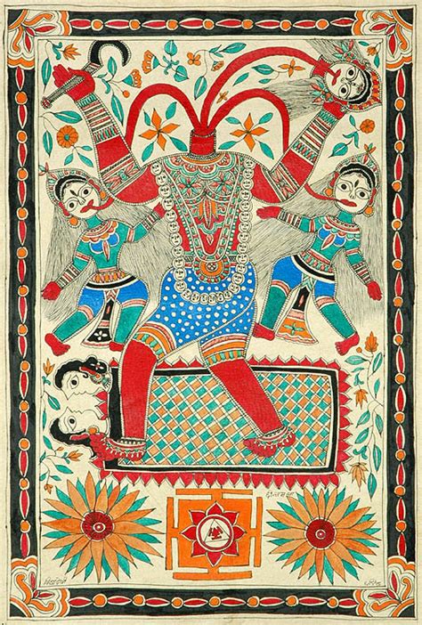 Chhinnamasta with Her Yantra | Exotic India Art