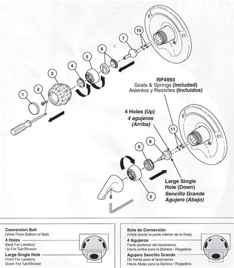 Delta Monitor Shower Faucet Parts Diagram | Reviewmotors.co