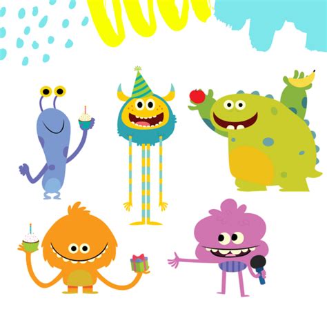 Does your little one love Super Simple Monsters? Throw a colorful party with these not-so-scary ...