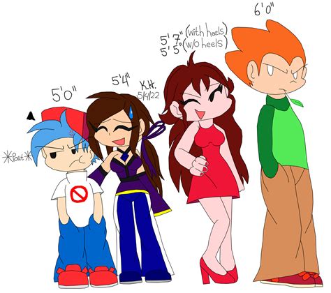 +FNF+ My headcanoned character Heights by KitsuneHime91 on Newgrounds