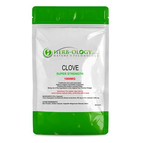 Clove Capsules Cloves 1000mg Parasite Cleanse High Strength | Etsy