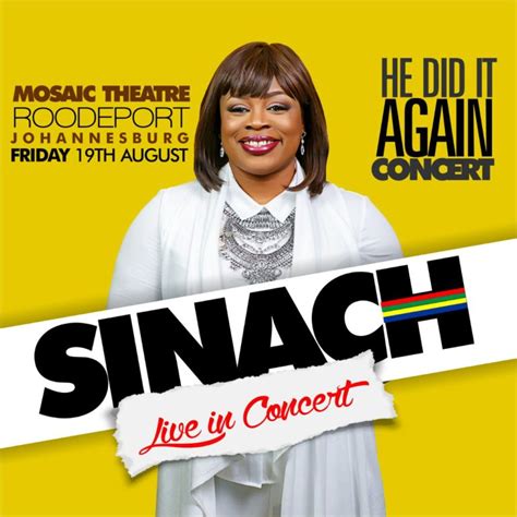 Welcome To EveryThing Gospel: SINACH gets ready for LIVE CONCERT titled "He Did It Again" in ...