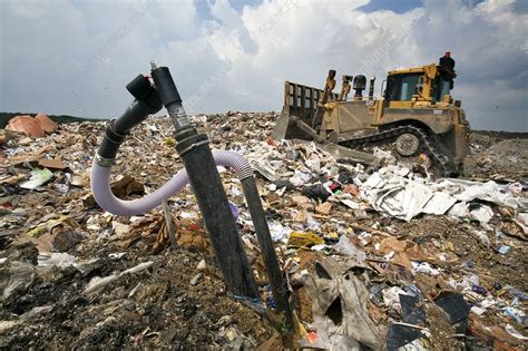 Landfill gas recovery well - Stock Image - C021/1515 - Science Photo ...