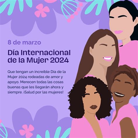 Feliz Día Internacional de la Mujer 2024 Imágenes, Frases, Tarjetas y Mensajes