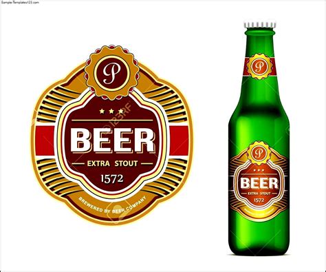 Printable Beer Bottle Labels