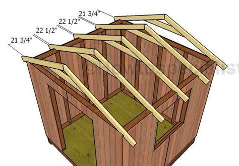 Building a Gable Roof for a 8x8 Shed | HowToSpecialist - How to Build, Step by Step DIY Plans ...