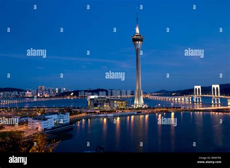 Macau Tower, skyline Stock Photo - Alamy