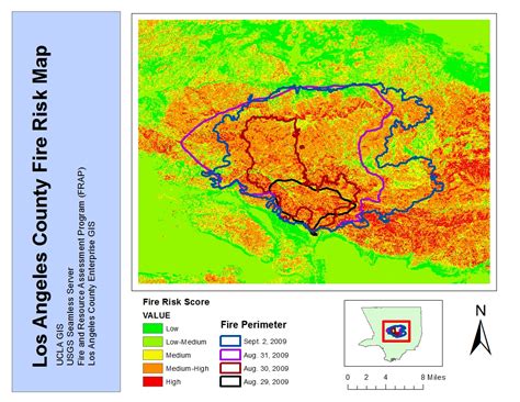 Geog 168 Intermediate GIS: Los Angeles County Fire Risk Map